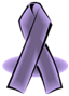 Purple ribbon.
