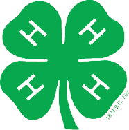 Logo. 4-H clover.