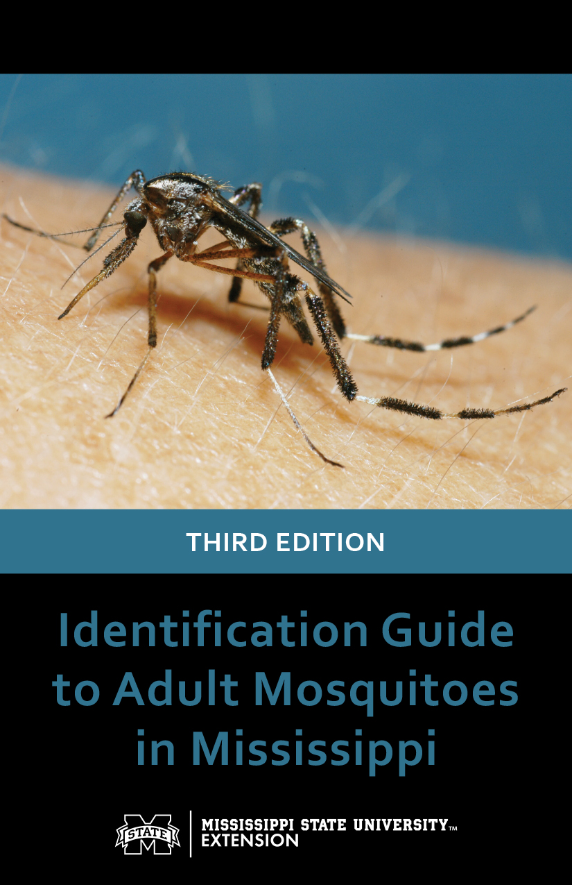 Book cover. Identification Guide to Adult Mosquitoes in Mississippi, Third Edition.