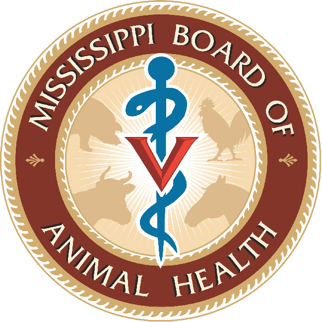 The Mississippi Board of Animal Health logo.