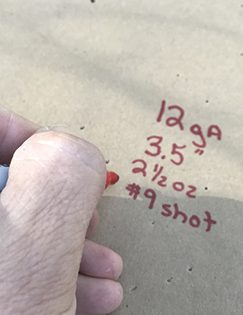 A person creates a post-shot list, which tracks what shells were used, what distance and other important information.