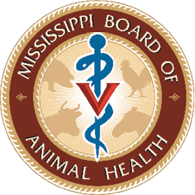 The Mississippi Board of Animal Health seal
