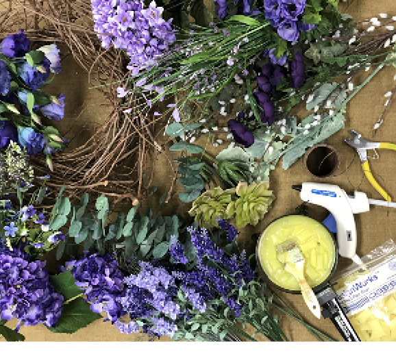 Hot Glue Guns & Floral Arranging Supplies