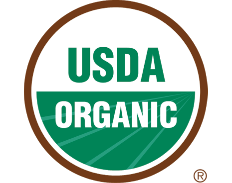 Logo. United States Department of Agriculture Organic. Green, white, and brown.
