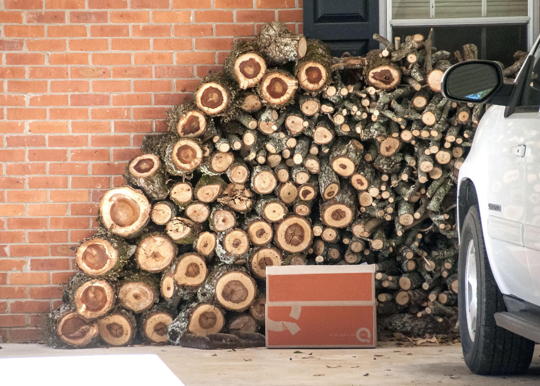 Keep firewood stacks from housing termites Mississippi State