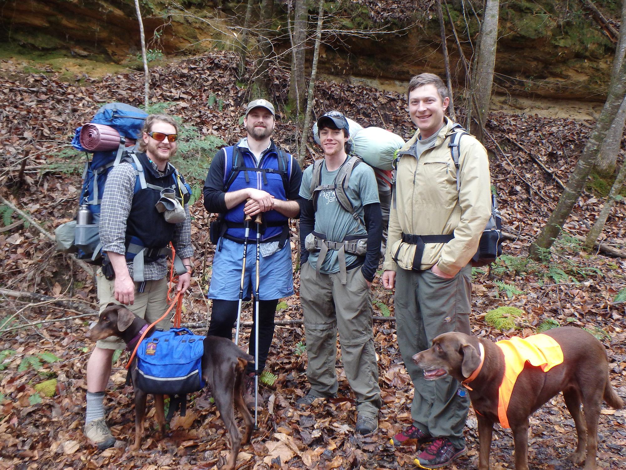 Don’t let the colder weather prevent outdoor adventures this winter. This group is staying comfortable by layering their clothing. (Photo by MSU Extension Service/Evan O’Donnell)