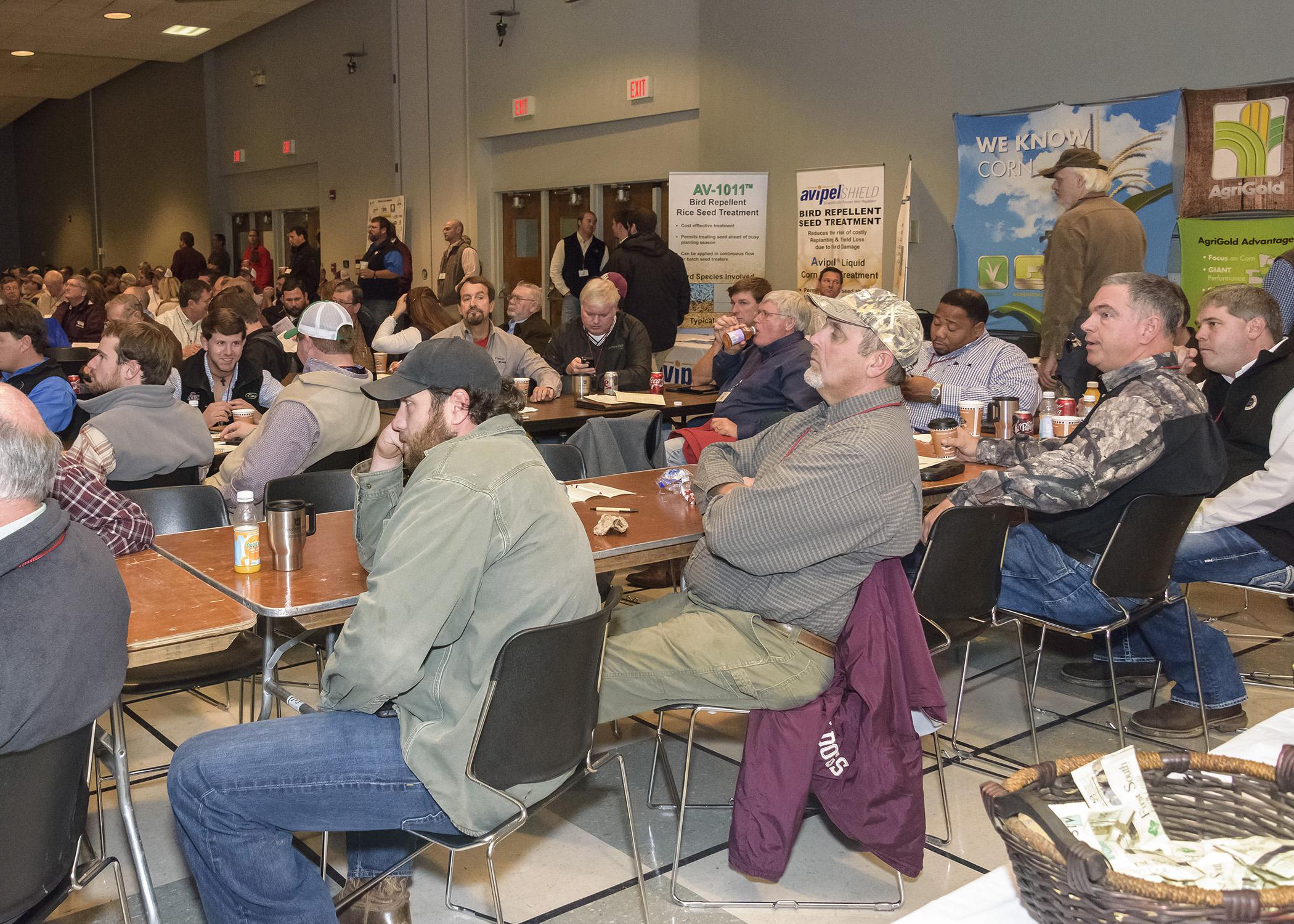 A record number of agriculture professionals attended the Dec. 1-3 Row Crop Short Course offered in Starkville by the Mississippi State University Extension Service. (Photo by MSU Ag Communications/Kevin Hudson)