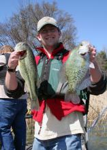 A successful fisherman knows that a productive and healthy lake is important to produce large fish. (Photo by MSU Extension Service/Wes Neal)