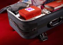 Travel first-aid kits can be small enough to fit in a suitcase. (Photo by iStock)