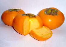The fruit of the Japanese persimmon look like little pumpkins hanging on a tree. The fruit are sweet, juicy and quite unlike our native persimmons. (Submitted Photo/Wikimedia Commons)