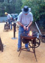 Picayune area blacksmiths will demonstrate their skills at Forge Day on Jan. 25 at the Mississippi State University Crosby Arboretum. Adults and children may try their hand at metalworking at select booths. (Photo Courtesy of MSU Crosby Arboretum)