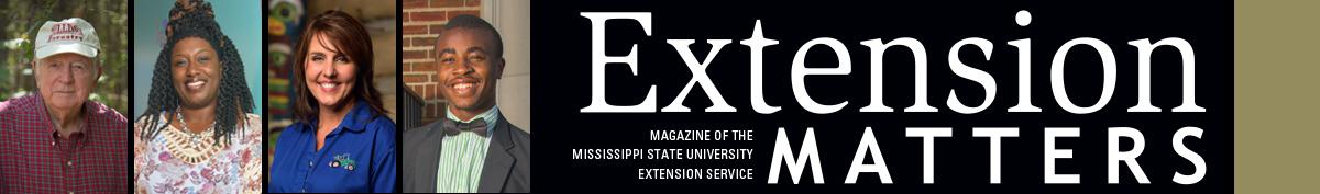 Four people and the words, Extension Matters.