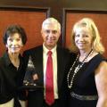 Dr. Phil Bushby (center) celebrates his Animal Welfare award from the American Veterinary Medical Association with Marcia P. Lane (left) and his wife Retha. Bushby holds the Marcia P. Lane Endowed Chair in Humane Ethics and Animal Welfare at the Mississippi State University College of Veterinary Medicine. (Submitted Photo)