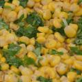 Closeup of Parmesan Cilantro Corn