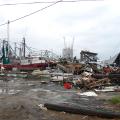 Hurricanes Katrina and Rita caused more than $35 million in damages to the state’s commercial fishing fleet. The state’s 69 seafood-processing plants, 141 seafood dealers, and five land-based support facilities saw more than $100 million in damages. (Photo by MSU Ag Communications/Ben Posadas)