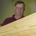 Dan Seale, a professor of sustainable bioproducts at the Mississippi State University Forest and Wildlife Research Center, conducts some of the most rigorous testing and scrutiny in the lumber industry. (MSU Extension Service/Kevin Hudson)