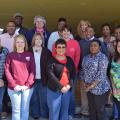 Participants in the 2014 Mississippi Tax Assessor Education and Certification Program training at Mississippi State University are as follows: Front Row, from left: Kimberly Turner and Ashley Carney (Lauderdale County), Cynthia Biles (Harrison), Sallie Price (Quitman) and Angela Burke (Clarke). Second Row: Darryl Ervin (Hinds), Lorna Wright (Pontotoc), Allison Culver (Desoto), Lee Ward (Hinds) and Alice Smith (Quitman). Third Row: Richard Caston (Hinds), Sandra Lollis (Harrison), Annie Peebles (Neshoba), Su