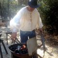Blacksmith Chuck Averett demonstrates his skill on an authentic 1860s forge during last year's Forge Day at the MSU Crosby Arboretum in Picayune. The 2015 Forge Day is set for Jan. 31 from 10 a.m. to 2 p.m. (Photo by MSU Extension Service/Pat Drackett)