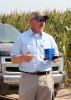 Jason Krutz, an irrigation specialist with Mississippi State University, teaches producers how to use portable soil moisture meters to conserve water while still providing the proper amount of water for plant growth. (File photo by MSU Ag Communications/Bonnie Coblentz)