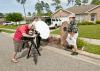 After a couple of skin cancer scares, Southern Gardening personality Gary Bachman wears sunscreen and a hat when working outdoors on the set or in the garden. (File photo by MSU Ag Communications) 