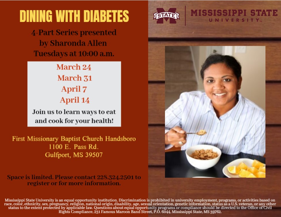 Join us to learn ways to eat and cook for your health!