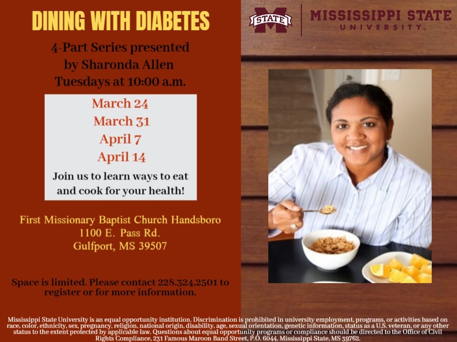 Join us to learn ways to eat and cook for your health!