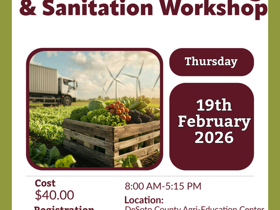 Upcoming FDA Joint Cleaning and Sanitation Workshop social media graphic with details described in event calendar