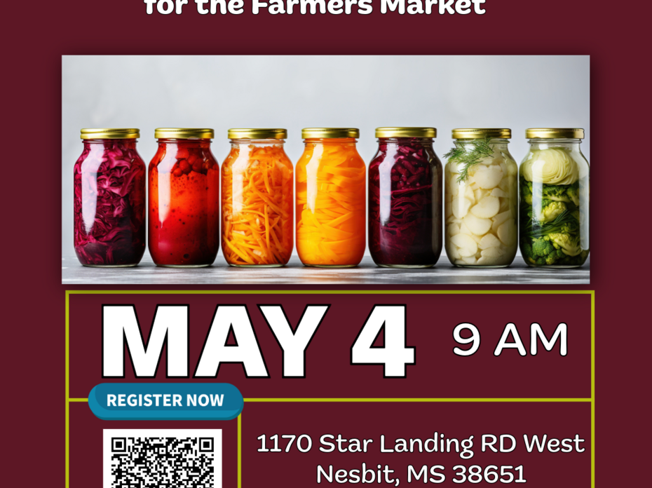 Acidified Canned Foods for the Farmers Market Workshop Flyer