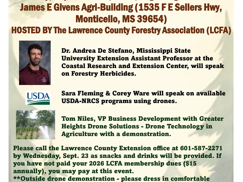 Forestry and Drone Application Field Day