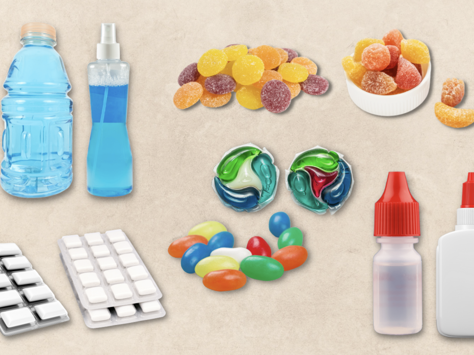 a collage of various poison look alikes.