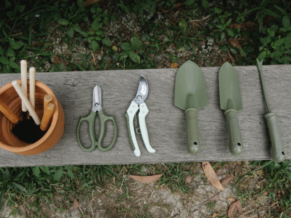 Gardening tools. 