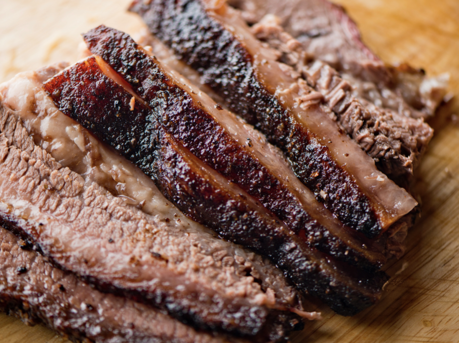 Beef brisket.