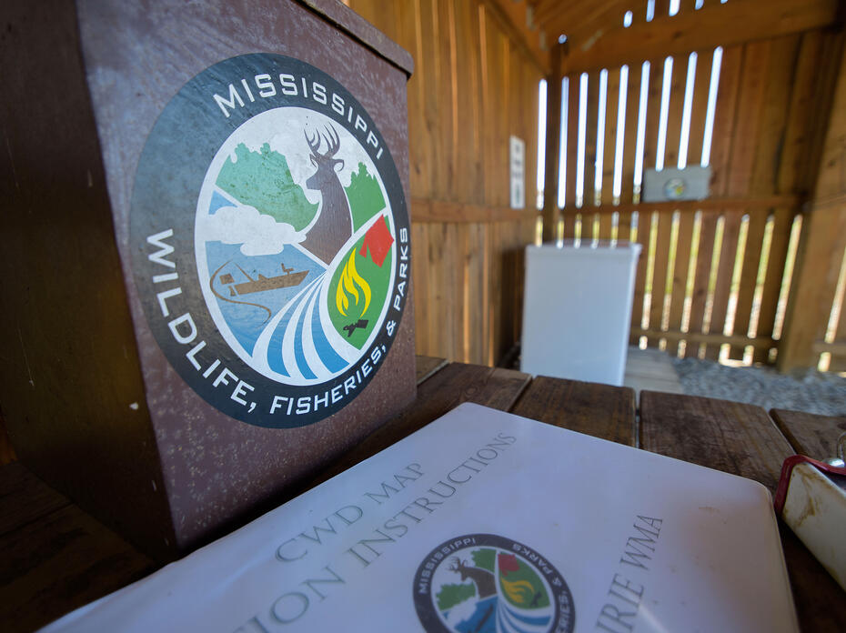 A form submission box with the Mississippi Department of Wildlife, Fisheries and Parks logo.