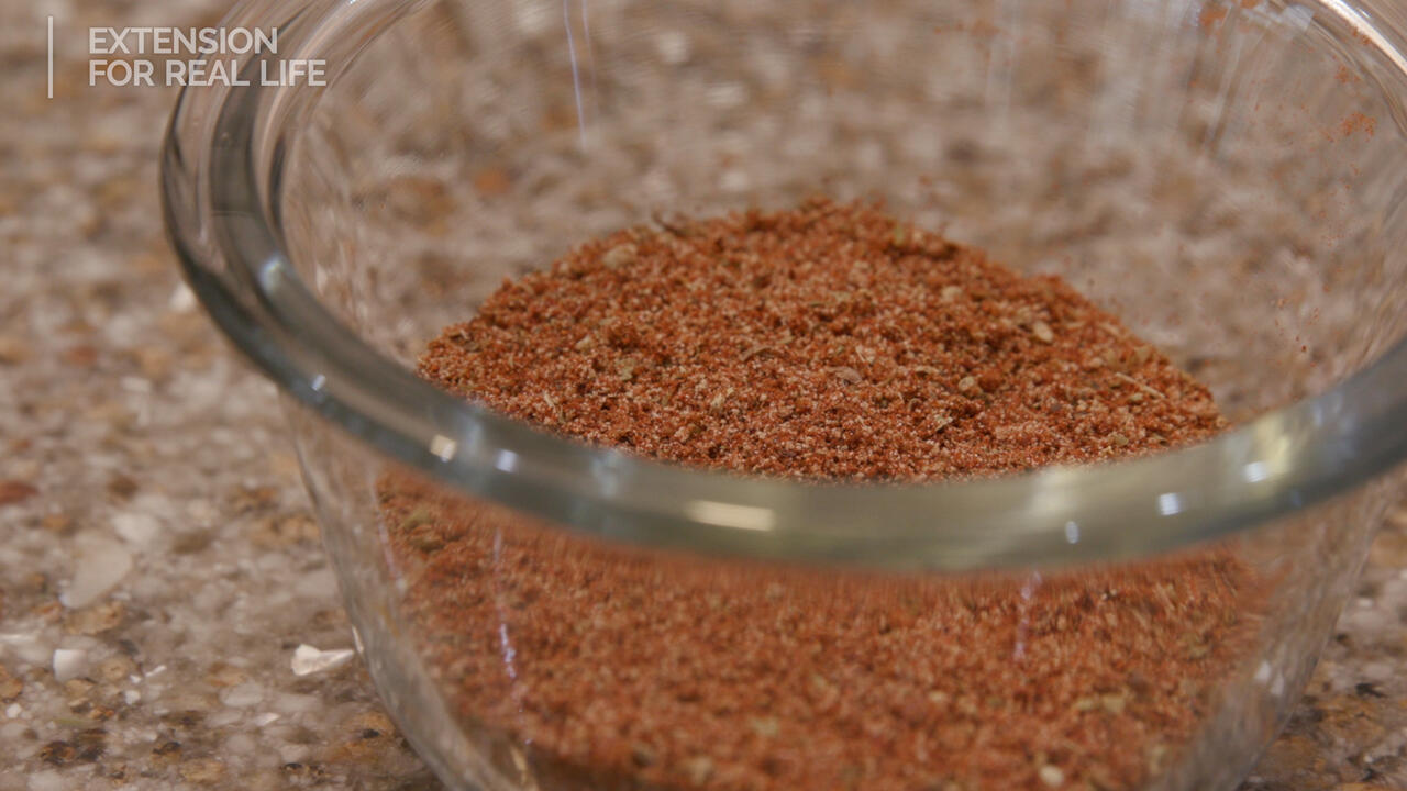 A bowl of Cajun Spice Blend.