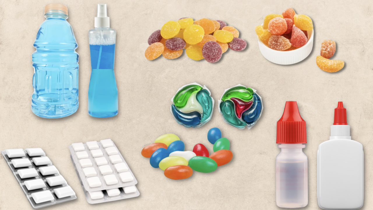 a collage of various poison look alikes.