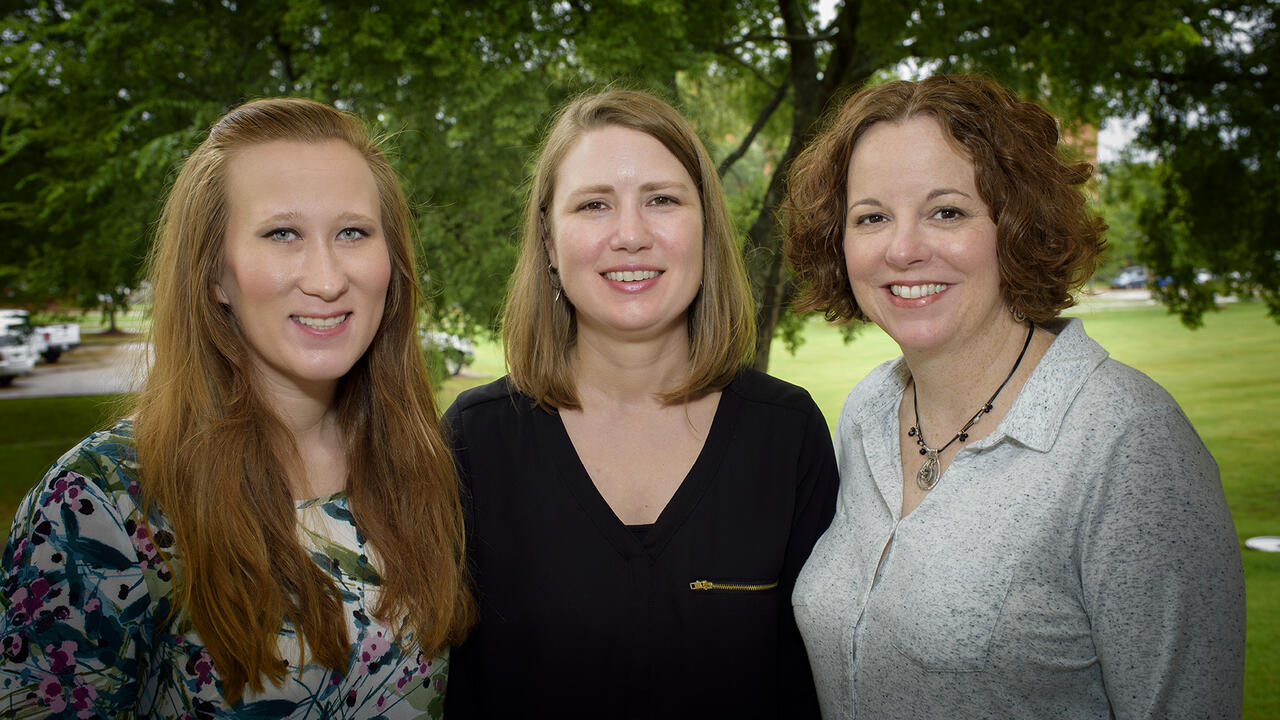 Ellen Graves, Susan Collins-Smith, and Keri Lewis (Photo by MSU Extension Service/Kevin Hudson).