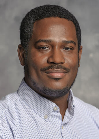 Portrait of Jermaine Perier, MSU Extension entomologist of vegetables, fruits and nuts. 