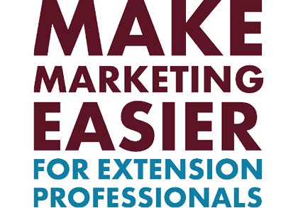 Logo. Make Marketing Easier for Extension Professionals