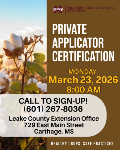 Private Applicator Certification Training