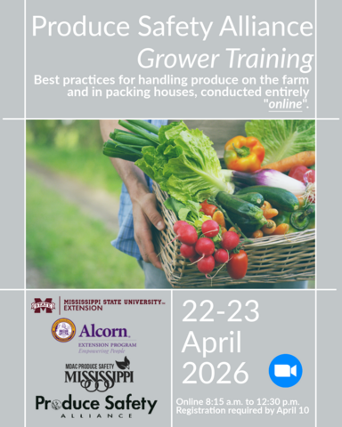 Produce Safety Alliance Grower Training