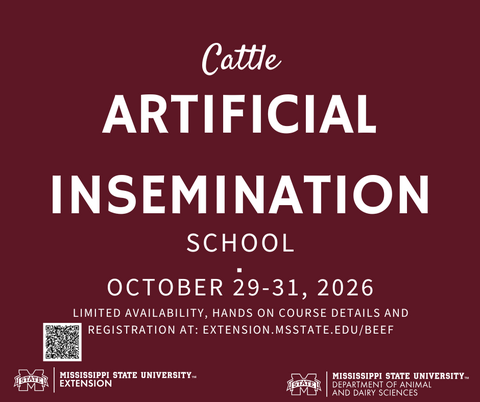 Fall Cattle AI School will be held October 29-31, 2026