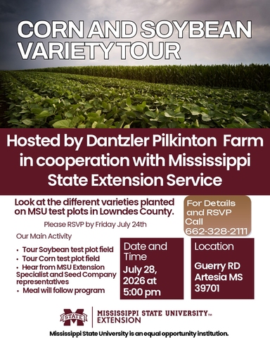 Lowndes County Corn and Soybean Variety Tour
