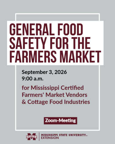 General Food Safety for the Farmers Market Promotional Flyer