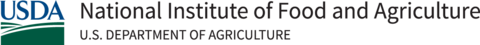 Logo. United States Department of Agriculture National Institute of Food and Agriculture.