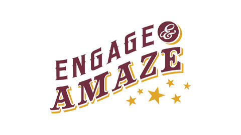 Engage &amp; Amaze logo.
