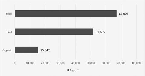 Organic advertisements: 15,342; paid ads: 51,665; total: 67,007.