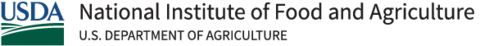 Logo. U.S. Department of Agriculture, National Institute of Food and Agriculture.
